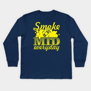 Smoke Mid Everyday Kids Long Sleeve T-Shirt